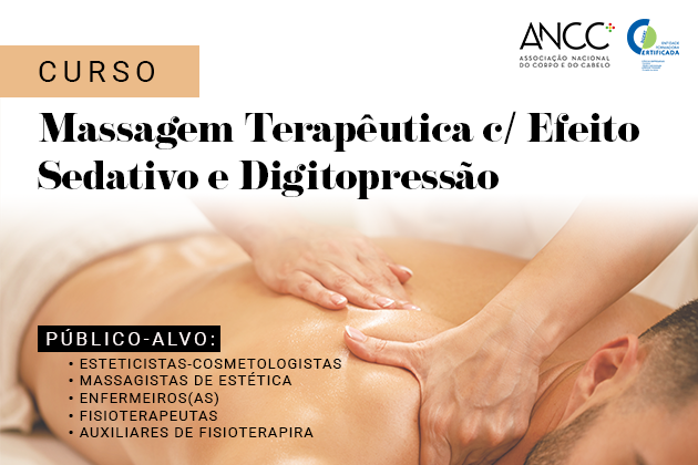 Curso de Massagem Teraputica com efeito sedativo e digitopresso.